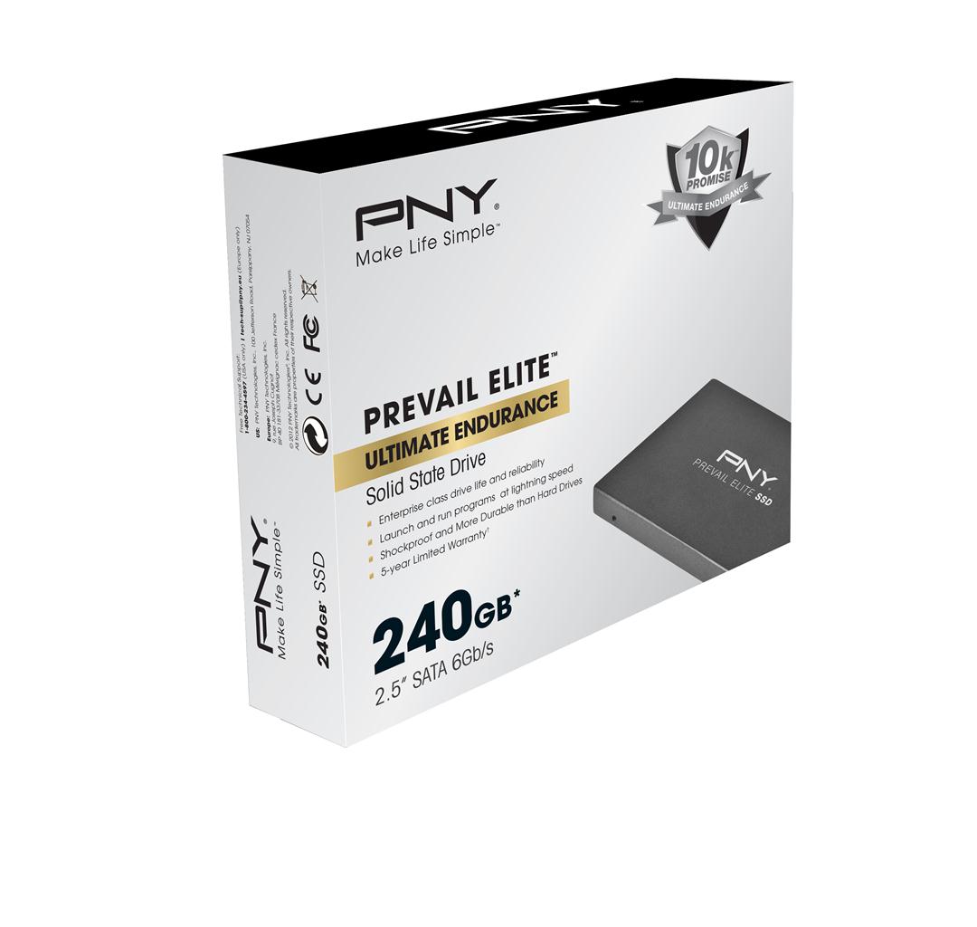 PNYSSDPrevailElite 240G Box